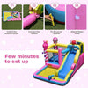 Image of Costway Inflatable Bouncers Sweet Candy Inflatable Bounce House with Water Slide and 480W Blower by Costway 781880227236 06435982 Sweet Candy Inflatable Bounce House with Water Slide and 480W Blower