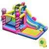 Image of Costway Inflatable Bouncers Sweet Candy Inflatable Bounce House with Water Slide and 480W Blower by Costway 781880227236 06435982 Sweet Candy Inflatable Bounce House with Water Slide and 480W Blower