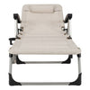 Image of Costway Outdoor Chairs Beach Folding Chaise Lounge Recliner with 7 Adjustable Position by Costway