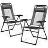 Image of Costway Outdoor Furniture 2 PCS Patio Adjustable Folding Recliner Chairs by Costway 2 PCS Patio Adjustable Folding Recliner Chairs by Costway SKU 12598047