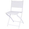 Image of 3 Pcs Folding Garden Patio Table Chairs Set by Costway