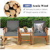 Image of Costway Outdoor Furniture 3PC Solid Wood Outdoor Patio Sofa Furniture Set by Costway 3PC Solid Wood Outdoor Patio Sofa Furniture Set by Costway 96523140