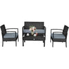 Image of Costway Outdoor Furniture 4 PCS Patio Rattan Cushioned Furniture Set by Costway 4 PCS Patio Rattan Cushioned Furniture Set by Costway SKU# 47132658