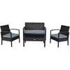 Image of Costway Outdoor Furniture 4 PCS Patio Rattan Cushioned Furniture Set by Costway 4 PCS Patio Rattan Cushioned Furniture Set by Costway SKU# 47132658