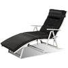 Image of Costway Outdoor Furniture Black Outdoor Lightweight Folding Chaise Lounge Chair by Costway 42089713-Black Outdoor Lightweight Folding Chaise Lounge Chair by Costway SKU 42089713