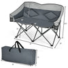 Image of Costway Outdoor Furniture Folding Camping Chair with Bags and Padded Backrest by Costway