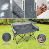 Image of Costway Outdoor Furniture Folding Camping Chair with Bags and Padded Backrest by Costway