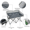 Image of Costway Outdoor Furniture Folding Camping Chair with Bags and Padded Backrest by Costway 80761942