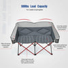 Image of Costway Outdoor Furniture Folding Camping Chair with Bags and Padded Backrest by Costway 80761942