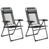 Image of Costway Outdoor Furniture Gray 2 PCS Patio Adjustable Folding Recliner Chairs by Costway 7461758676276 12598048-G 2 PCS Patio Adjustable Folding Recliner Chairs by Costway SKU 12598047