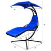 Image of Costway Outdoor Furniture Hanging Stand Chaise Lounger Swing Chair w/ Pillow by Costway Hanging Stand Chaise Lounger Swing Chair w/ Pillow by Costway 09463217