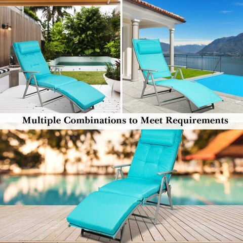 Costway Outdoor Furniture Outdoor Lightweight Folding Chaise Lounge Chair by Costway Outdoor Lightweight Folding Chaise Lounge Chair by Costway SKU 42089713