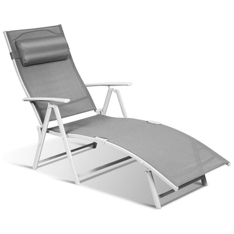 Costway Outdoor Furniture Outdoor Lightweight Folding Chaise Lounge Chair by Costway Outdoor Lightweight Folding Chaise Lounge Chair by Costway SKU 42089713