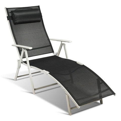 Costway Outdoor Furniture Outdoor Lightweight Folding Chaise Lounge Chair by Costway Outdoor Lightweight Folding Chaise Lounge Chair by Costway SKU 42089713