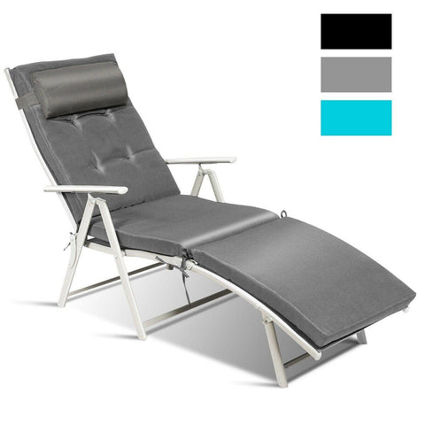 Costway Outdoor Furniture Outdoor Lightweight Folding Chaise Lounge Chair by Costway Outdoor Lightweight Folding Chaise Lounge Chair by Costway SKU 42089713