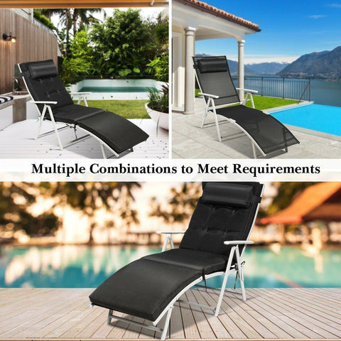 Costway Outdoor Furniture Outdoor Lightweight Folding Chaise Lounge Chair by Costway Outdoor Lightweight Folding Chaise Lounge Chair by Costway SKU 42089713