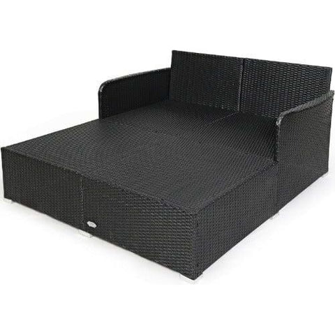 Costway Outdoor Furniture Outdoor Patio Rattan Daybed Thick Pillows Cushioned Sofa Furniture by Costway Outdoor Patio Rattan Daybed Thick Pillows Cushioned Sofa Furniture by Costway SKU# 65814709