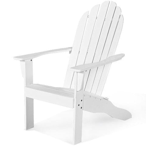 Costway Outdoor Furniture Outdoor Solid Wood Durable Patio Adirondack Chair By Costway Outdoor Solid Wood Durable Patio Adirondack Chair By Costway 08521679