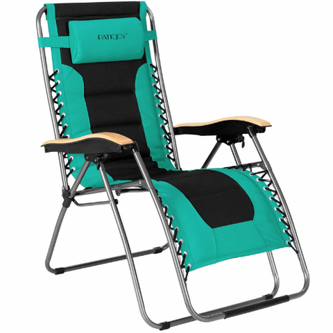 Oversize Folding Adjustable Padded Zero Gravity Lounge Chair by Costway SKU# 49037165