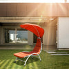 Image of Costway Outdoor Furniture Patio Hanging Swing Hammock Chaise Lounger Chair with Canopy by Costway Patio Hanging Swing Hammock Chaise Lounger Chair w/ Canopy by Costway