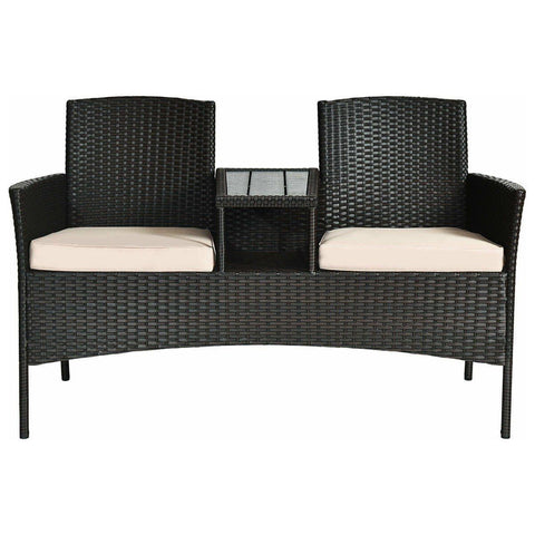 Costway Outdoor Furniture Patio Rattan Conversation Set by Costway Patio Rattan Conversation Set by Costway SKU# 97642380