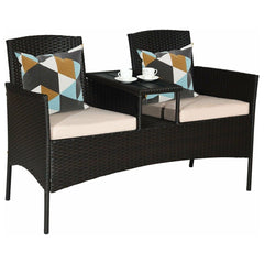 Costway Outdoor Furniture Patio Rattan Conversation Set by Costway Patio Rattan Conversation Set by Costway SKU# 97642380