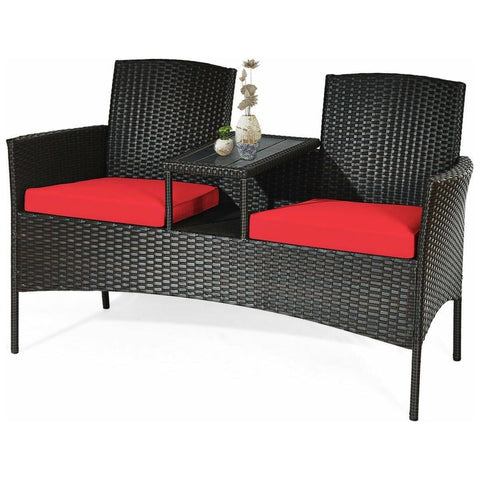 Costway Outdoor Furniture Patio Rattan Conversation Set by Costway Patio Rattan Conversation Set by Costway SKU# 97642380