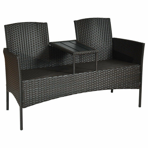 Costway Outdoor Furniture Patio Rattan Conversation Set by Costway Patio Rattan Conversation Set by Costway SKU# 97642380