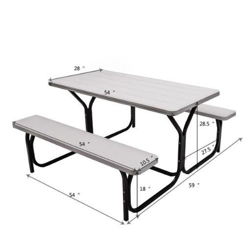 Costway Outdoor Furniture Picnic Table Bench Set for Outdoor Camping by Costway Picnic Table Bench Set for Outdoor Camping by Costway SKU# 91203576