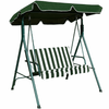 Image of Costway Outdoor Green 2 Person Weather Resistant Canopy Swing for Porch Garden Backyard Lawn by Costway 781880211662 80379152 2 Person Weather Resistant Swing Porch Garden Backyard Lawn by Costway