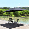 Image of Costway Outdoor Umbrella Enclosure Kits 10 x 10 Feet Patio Offset Cantilever Umbrella with Aluminum 360-degree Rotation Tilt by Costway 10x10 Ft Patio Offset Cantilever Umbrella Aluminum 360-degree Rotation