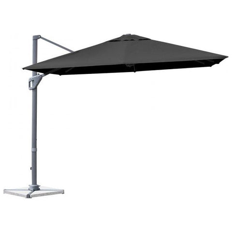 Costway Outdoor Umbrella Enclosure Kits Navy 10 x 10 Feet Patio Offset Cantilever Umbrella with Aluminum 360-degree Rotation Tilt by Costway 781880224013 64903285-Navy 10x10 Ft Patio Offset Cantilever Umbrella Aluminum 360-degree Rotation