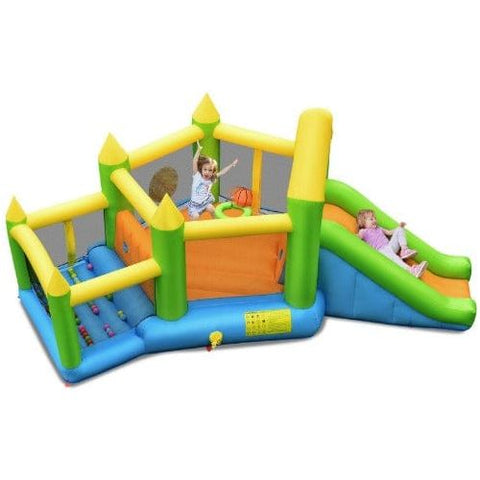 Costway Residential Bouncers Inflatable Ball Game Bounce House Without Blower by Costway Inflatable Ball Game Bounce House Without Blower by Costway 75468039