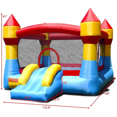 Costway Residential Bouncers Inflatable Bounce House Castle Jumper by Costway