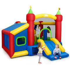 Costway Residential Bouncers Inflatable Bounce House Kids Slide Jumping Castle by Costway