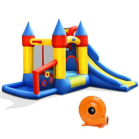 Inflatable Bounce House with Balls & 780W Blower by Costway