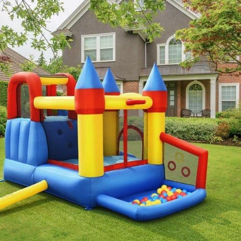 Inflatable Bounce House with Balls & 780W Blower by Costway