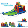 Image of Costway Residential Bouncers Inflatable Kid Bounce House Slide Climbing Splash Park Pool Jumping Castle by Costway Inflatable Kid Bounce House Slide Splash Park Pool Castle Costway