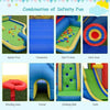 Image of Costway Residential Bouncers Inflatable Kid Bounce House Slide Climbing Splash Park Pool Jumping Castle by Costway Inflatable Kid Bounce House Slide Splash Park Pool Castle Costway