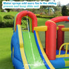 Image of Costway Residential Bouncers Inflatable Kid Bounce House Slide Climbing Splash Park Pool Jumping Castle by Costway Inflatable Kid Bounce House Slide Splash Park Pool Castle Costway