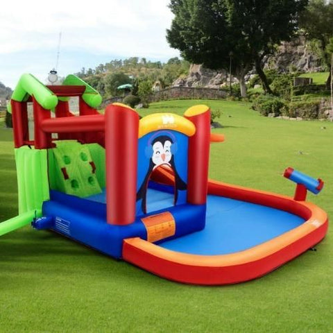 Costway Residential Bouncers Inflatable Slide Bouncer and Water Park Bounce House by Costway Inflatable Slide Bouncer and Water Park Bounce House Costway 41089253