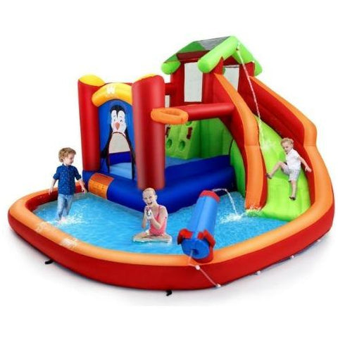 Costway Residential Bouncers Inflatable Slide Bouncer and Water Park Bounce House by Costway Inflatable Slide Bouncer and Water Park Bounce House Costway 41089253