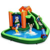 Image of Costway Residential Bouncers Inflatable Water Park Bouncer with Climbing Wall Splash Pool Water Cannon by Costway Inflatable Water Park Bouncer Climbing Wall Pool Water Cannon Costway