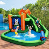 Image of Costway Residential Bouncers Inflatable Water Park Bouncer with Climbing Wall Splash Pool Water Cannon by Costway Inflatable Water Park Bouncer Climbing Wall Pool Water Cannon Costway