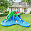 Image of Costway Residential Bouncers Inflatable Water Park Crocodile Bouncer Dual Slide Climbing Wall without blower by Costway 7461759382664 32967145