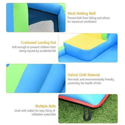 Costway Residential Bouncers Inflatable Water Slide Kids Bounce House Castle by Costway Inflatable Water Slide Kids Bounce House Castle by Costway 15746302