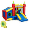 Image of Costway Residential Bouncers Kids Gift Inflatable Bounce House with 480W Blower by Costway 06187435 Kids Gift Inflatable Bounce House with 480W Blower by Costway 06187435