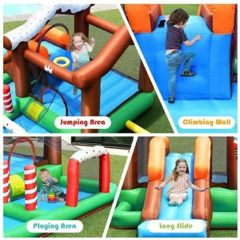 Costway Residential Bouncers Kids Inflatable Bounce House Jumping Castle Slide Climber Bouncer by Costway Kids Inflatable Bounce House Jumping Castle Slide Climber Bouncer by Costway SKU# 47085296