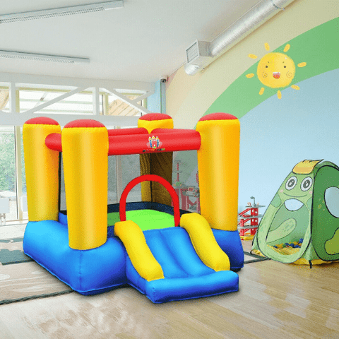 Costway Residential Bouncers Kids Inflatable Jumping Bounce House without Blower by Costway 709788288678 46305891 Kids Inflatable Jumping Bounce House w/o Blower by Costway 46305891