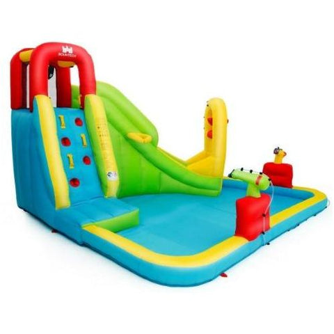 Costway Residential Bouncers Outdoor Inflatable Water Bounce House with 480W Blower by Costway 6513571433176 65810942 Outdoor Inflatable Water Bounce House 480W Blower Costway SKU 65810942